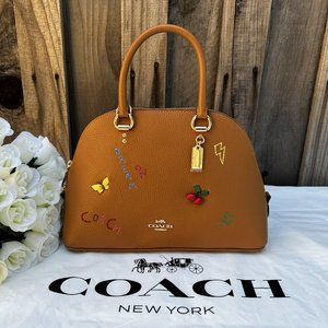 Coach Katy Satchel With Diary Embroidery C8281
